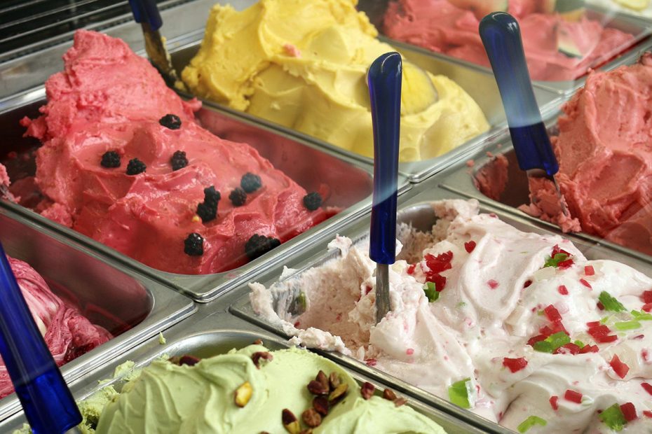 vasche di gelato